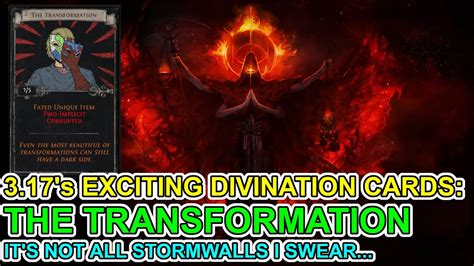 POE 3.17 - High Variance Divination Card Fun: The Transformation- Path ...