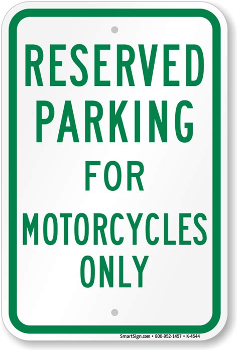 Motorcycle Parking Signs | Best Prices on Motorcycle Parking Signs