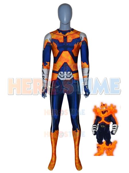 Endeavor Suit My Hero Academia Printing Cosplay Costume