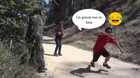 FUNNIEST BUSHMAN SCARE PRANK EVER | Pranks, Funny, Scared