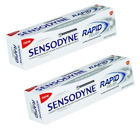 Sensodyne Rapid Relief Whitening Toothpaste Combo - 2 x 75ml | Shop ...