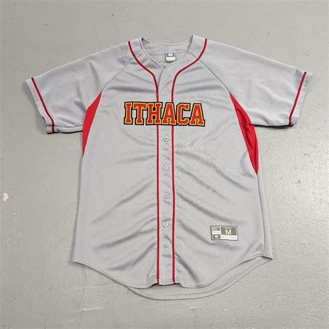 Ithaca New York Baseball Jersey Ithaca High School... - Depop