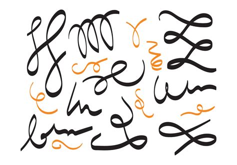 Squiggle Vector Set 164900 Vector Art at Vecteezy