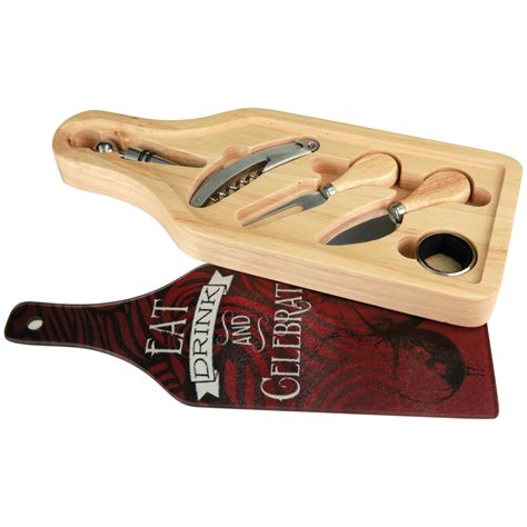 Wine & Cheese Gift Set - Basement Woodworks Inc