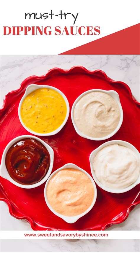 5 Delicious Dipping Sauce Recipes | Recipe | Recipes, Sweet savory ...