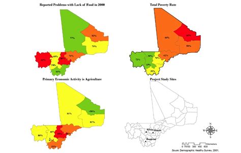 Mali Climate Map