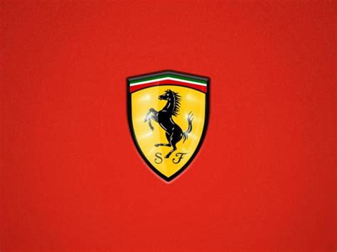 WongSeng HD Wallpapers: Ferrari Logo Red Background Wallpaper