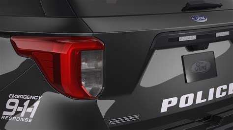 Ford Explorer 2023 Police - 3D Model by 3dacuvision