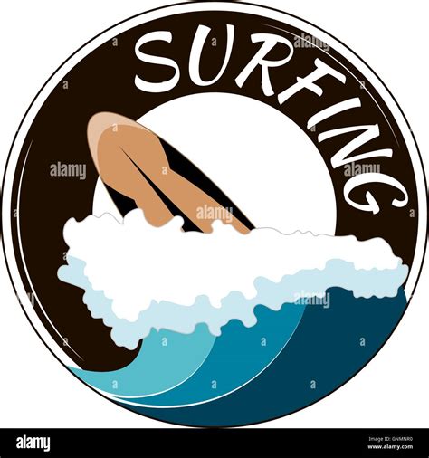 surfing logo vector illustration Stock Vector Image & Art - Alamy