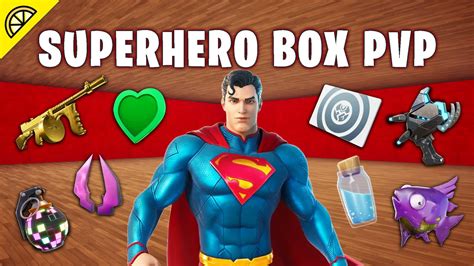 🦸 SUPERHERO BOX PVP 📦 9201-0370-0260 by lemongaming - Fortnite Creative Map Code - Fortnite.GG