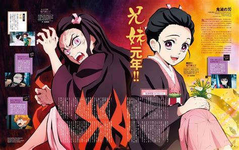 Nezuko Kamado in Human and Demon forms on Animage Magazine May 2019 : r ...