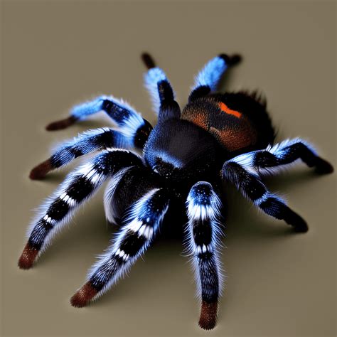 Adorable Baby Pastel Orange Spider Tarantula · Creative Fabrica