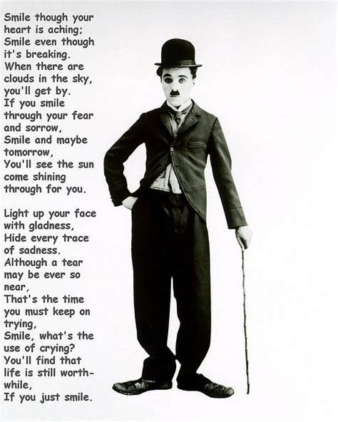 Charlie Chaplin Quotes Smile - Mundodop