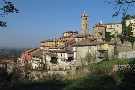 The Town of Monforte D`Alba in Northern Italy. Editorial Stock Image ...