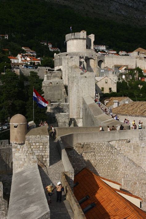 Dubrovnik fortress Croatia editorial photo. Image of croatia - 56185136