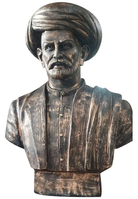 Golden And Black Bronze Mahatma Phule Bust Statue, For Interior And Exterior Decor, Size ...