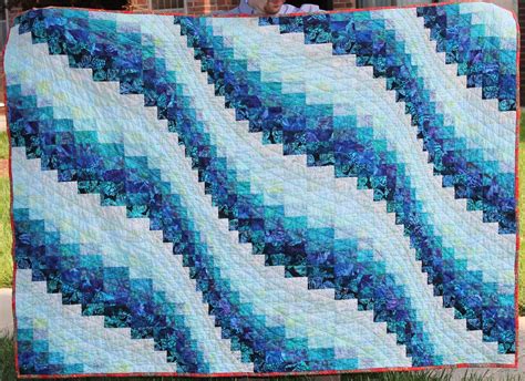 Bargello Quilt Pattern Ocean Waves Lap Full Queen and King