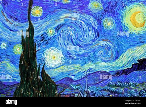 Van Gogh Starry Night Stock Photo - Alamy