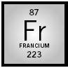 Francium - Chemistry Encyclopedia - reaction, elements, number, name, mass