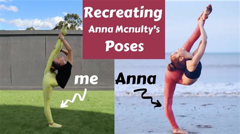 Recreating Anna Mcnulty's Flexibility Poses Challenge - YouTube