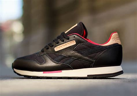 Reebok Classic Leather Utility - Black - Red - SneakerNews.com