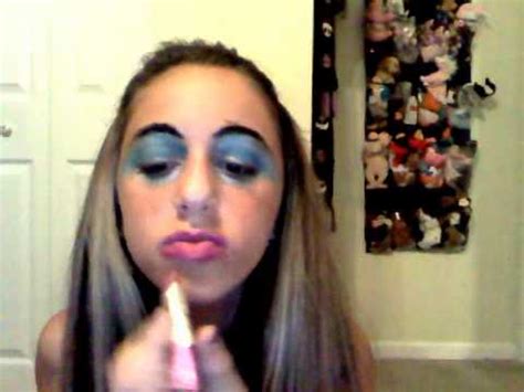 Dumb fake makeup tutorial - YouTube