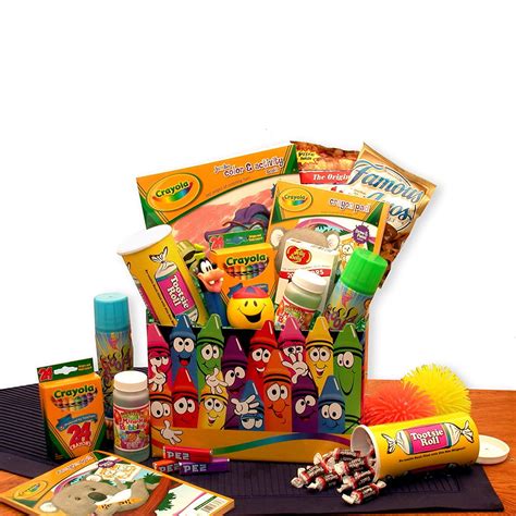 Holiday | Creative Kids Activity and Snacks Gift Basket for Children ...