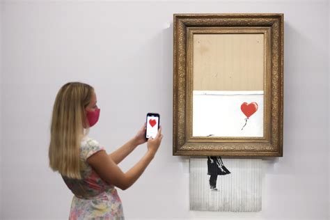 Banksy’s shredded artwork now valued at $8M, up from $1.3M