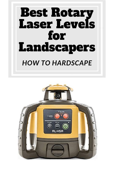 Best Rotary Laser Levels for Landscapers - How to Hardscape