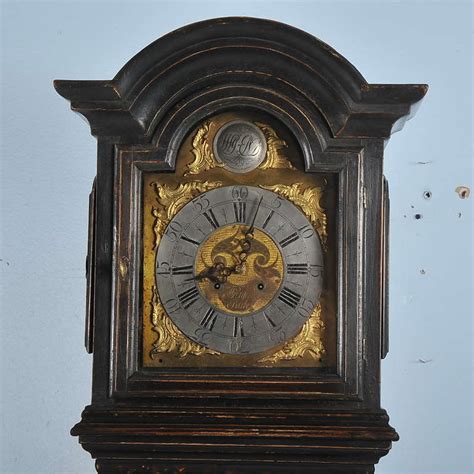 Antique Black Grandfather Clock, Denmark, circa 1820-1840 at 1stDibs ...