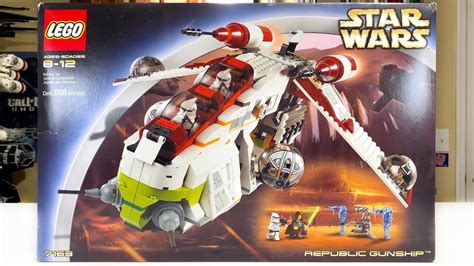 LEGO Star Wars 7163 REPUBLIC GUNSHIP Review! (2002) - YouTube