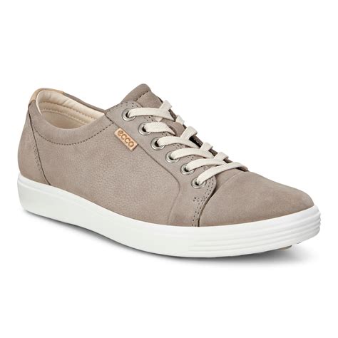 ECCO Women's Soft 7 Sneaker Grey Leather | Laurie's Shoes