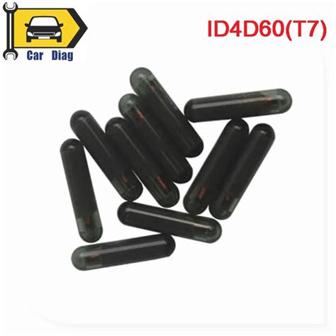 5pcs/lot Auto car key transponder chip 4D60 glass transponder chip Fit ...