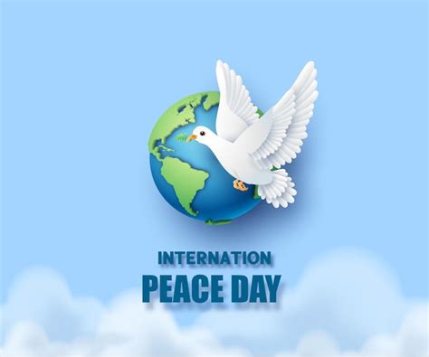 Premium Vector | Colorful international day of peace theme