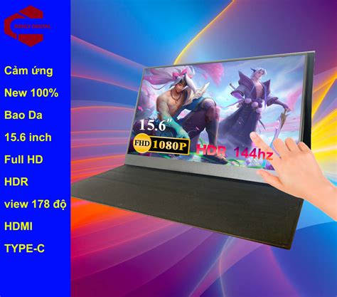 Màn hình di động 15.6 inch cảm ứng đa điểm Full HD kết nối HDMI TYPE C ...