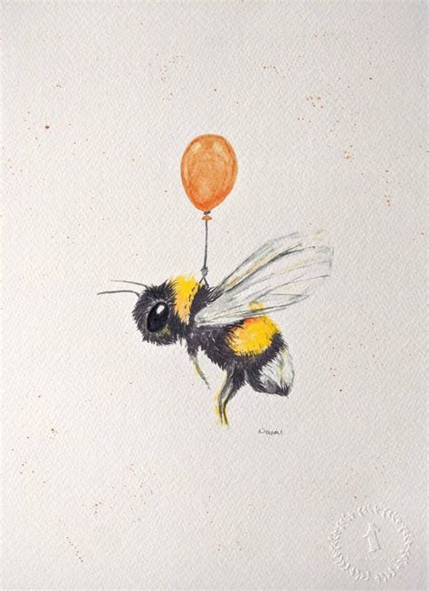 Cute Bee Drawing Realistic - art-puke