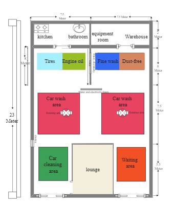 Auto Repair Shop Floor Plan | EdrawMax Templates