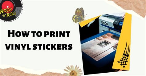 How to print vinyl stickers