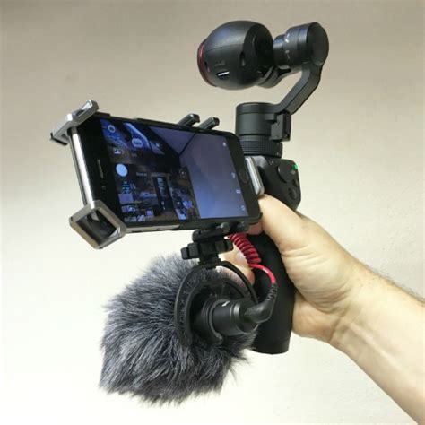 DJI OSMO Mic Holder / Attachment – How to mount a microphone to your ...