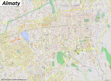 Almaty Map | Kazakhstan | Discover Almaty with Detailed Maps