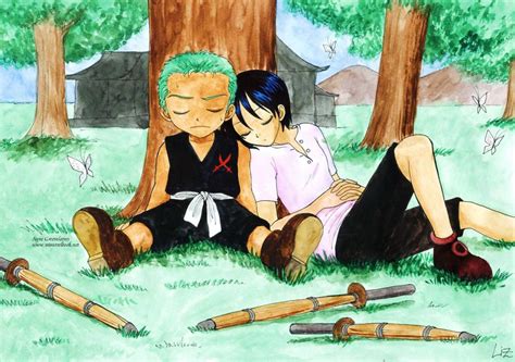 Zoro and Kuina by https://www.deviantart.com/alkanet on @DeviantArt ...