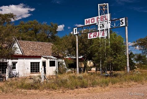 "Ghost Town - Glenrio, Texas" by Tim Denny | Redbubble