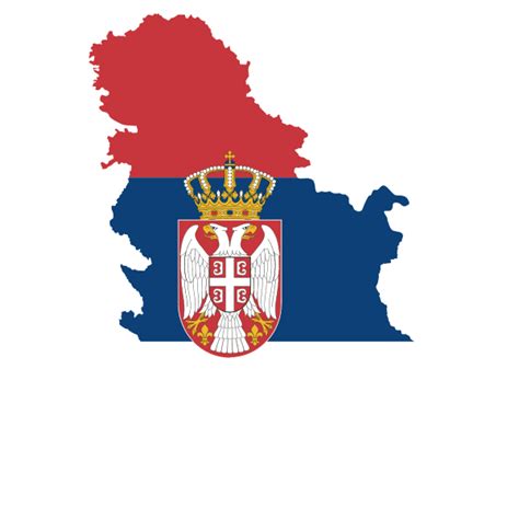 Serbia Map Flag Fixed | Free SVG