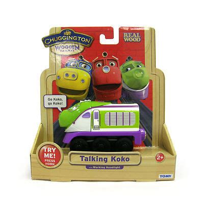 Chuggington WOODEN Railway TALKING KOKO Fits Thomas Train NEW IN BOX | #410935953