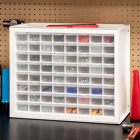 64-Drawer Craft Cabinet | The Container Store | Storage drawers, Drawer storage unit, Craft room