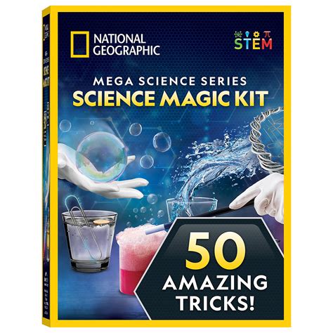 NATIONAL GEOGRAPHIC Science Magic Kit – Science Kit for Kids with 50 Unique Experiments and ...