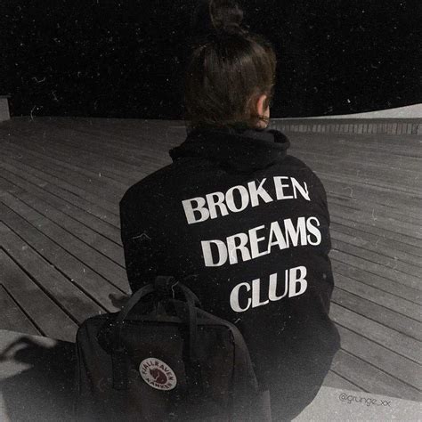 Broken Dreams Club Hoodie - Cosmique Studio | Aesthetic Clothing