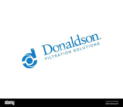 Donaldson Company, Rotated Logo, White Background Stock Photo - Alamy