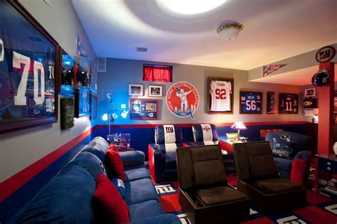 sports | Man cave design, Sports man cave, Man cave