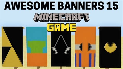 5 AWESOME MINECRAFT BANNER DESIGNS WITH TUTORIAL! #15 - YouTube